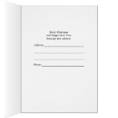 Nouvelle adresse, voeux de Noël, Eskimo (Intérieur (Droit))