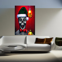 Nouvelle aide du Père Noël | AI Art Poster