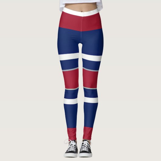 "NOUVELLE-ANGLETERRE" - Leggings de sport (Devant)