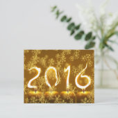 Nouvelle année 2016 - carte postale originale (Debout devant)