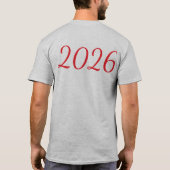 Nouvelle année 2026 T-Shirt (Dos)