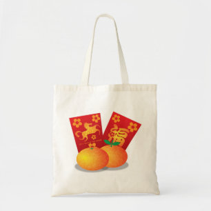 Nouvelle année chinoise du sac de mandarines de