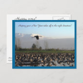 Nouvelle année Commençant bien Carte postale (Devant / Derrière)