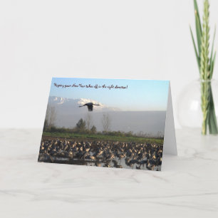 Nouvelle année Commençant Bonne Carte de voeux