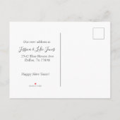 Nouvelle année Faire-part mobile (Dos)