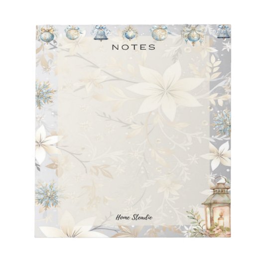 Nouvelle Année, Nouveaux Notes Bloc-Notes Vierges (Devant)