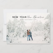 Nouvelle année nouvelle carte de vacances photo av (Devant)