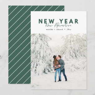 Nouvelle année nouvelle carte de vacances photo av