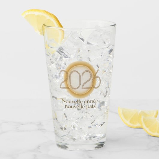 Nouvelle année, nouvelle paix glas (Voorkant ijs)