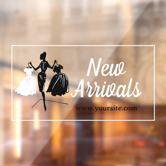 Nouvelle Arrivée Autocollant de Vitrine de Produit (Feuille 2)