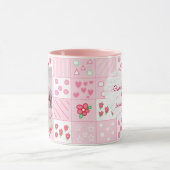 Nouvelle Bébée fille Customisée Photo Café Mug (Centre)