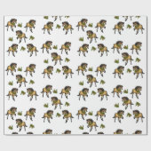Nouvelle Buckskin IJslandse paardenkerst Cadeaupapier (Vlak)