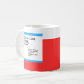 Nouvelle caféine DMEM tasse de café (Devant gauche)