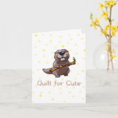 Nouvelle carte Baby Castor – Construite pour être  (Fleur jaune)