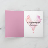 Nouvelle carte Basket fille bébé (Intérieur)