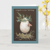 Nouvelle carte bébé (Fleur jaune)