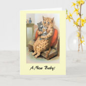 Nouvelle carte bébé (Fleur jaune)