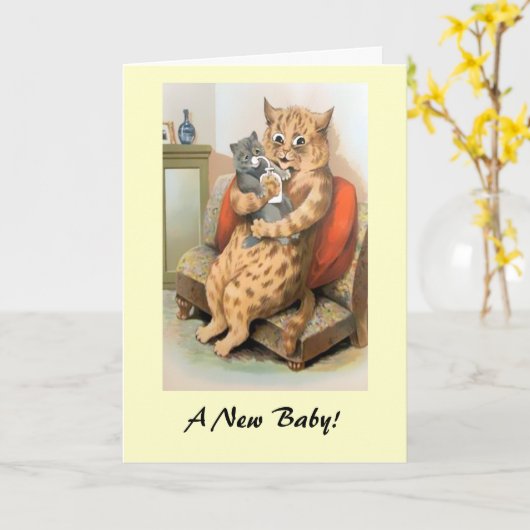 Nouvelle carte bébé (Fleur jaune)