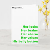 Nouvelle carte bébé amusante - Garçon ou fille (Fleur jaune)