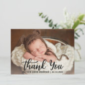 Nouvelle carte blanche Baby Modern Merci (Debout devant)