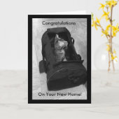 Nouvelle carte d'accueil (Fleur jaune)