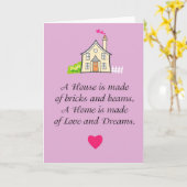 Nouvelle carte d'accueil (Fleur jaune)