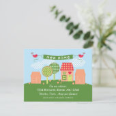 Nouvelle carte d'accueil de banlieue (Debout devant)