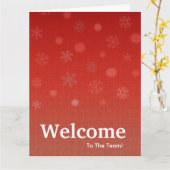 Nouvelle carte d'accueil des employés (Fleur jaune)