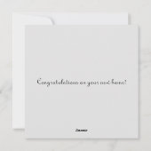 Nouvelle carte d'accueil (drôle) La maison est où  (Dos)