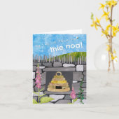 Nouvelle carte d'accueil - Manx Gaelic (Fleur jaune)