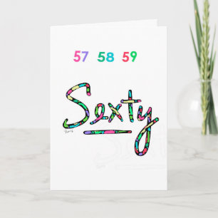 NOUVELLE CARTE D'ANNIVERSAIRE de Sexty Psychadelic