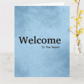 Nouvelle carte d'aquarelle d'accueil des employés (Fleur jaune)