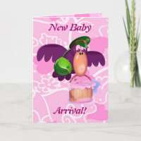 Nouvelle carte d'arrivée pour bébés