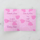 Nouvelle carte d'arrivée pour bébés (Intérieur)