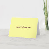 Nouvelle carte de bébé (Dos)