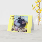 Nouvelle carte de bébé (Fleur jaune)