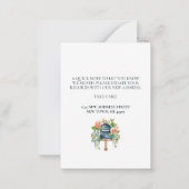 Nouvelle Carte de changement d'adresse à domicile (Dos)