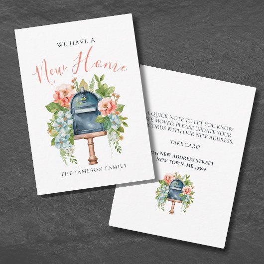 Nouvelle Carte de changement d'adresse à domicile