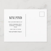 Nouvelle carte de déménagement Maison Douce Maison (Dos)