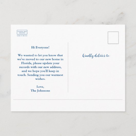 Nouvelle carte de déplacement de la maison St. Pet (Dos)