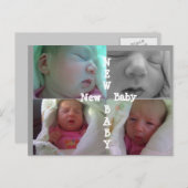 NOUVELLE CARTE DE DOUCHE BÉBÉ (Devant / Derrière)