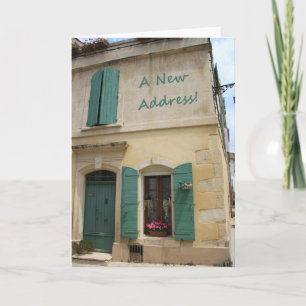 Nouvelle carte de Faire-part d'adresse