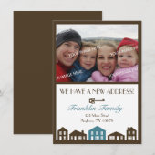 Nouvelle carte de Faire-part d'adresse (Devant / Derrière)