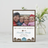 Nouvelle carte de Faire-part d'adresse (Debout devant)