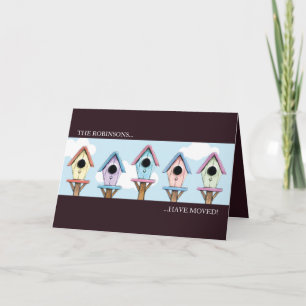 Nouvelle carte de faire-part d'adresse des