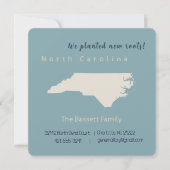 Nouvelle carte de Faire-part de déménagement en Ca (Devant)