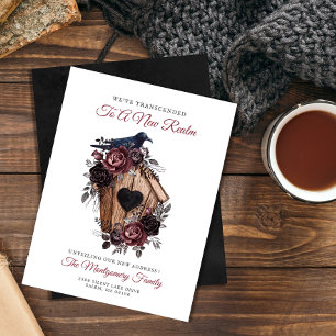 Nouvelle carte de Faire-part de déménagement flora