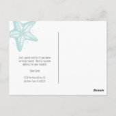 Nouvelle carte de Faire-part de déplacement de pla (Dos)