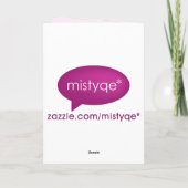 Nouvelle carte de faire-part de rose de photo de (Dos)