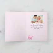 Nouvelle carte de faire-part de rose de photo de (Intérieur)